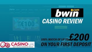 Bwin Casino  Review - 100% match of up to £200 on your first deposit