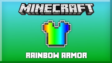 RAINBOW ARMOR in only one command! [Minecraft 1.11]