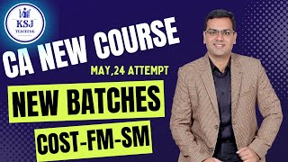 CA Inter May,24 New Course Classes | Cost Accounting | FM-SM | New Batches | CA Saurav Jindal screenshot 4