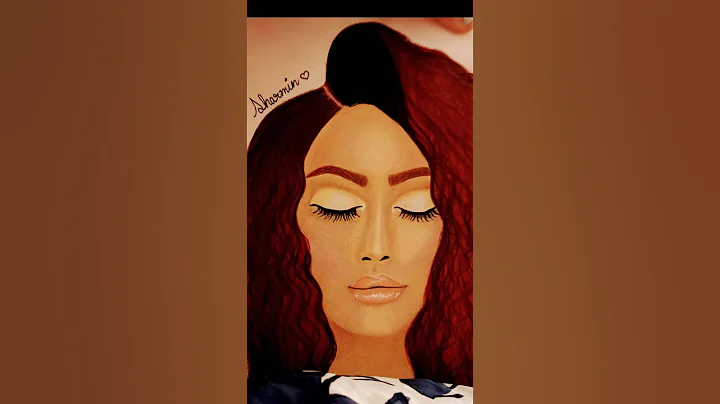 Practicing portraits in my canson xl rough mix media sketchbook #shorts #art