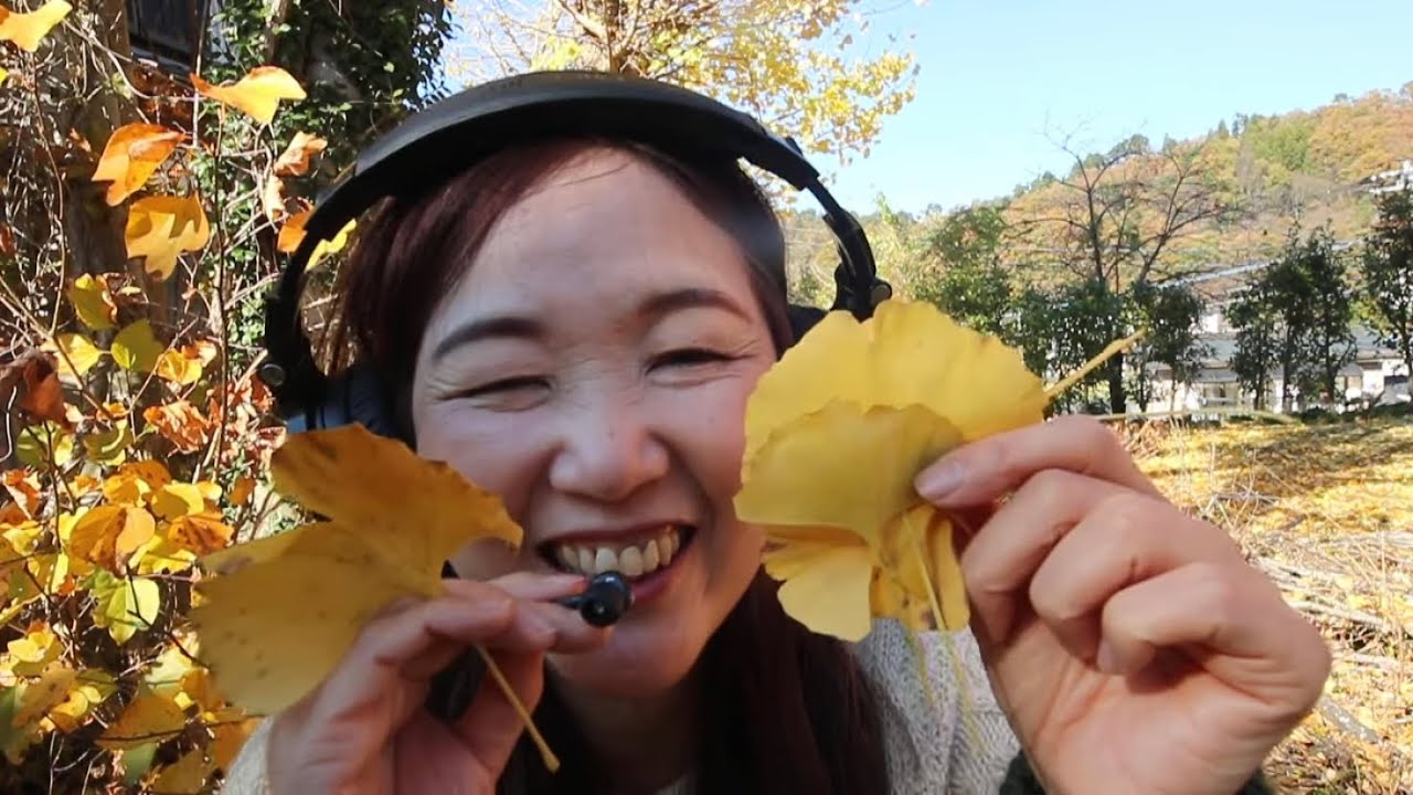 SUB字幕【ASMR】オノマトペ耳元でささやく🍁紅葉の秋のなかで。Japanese Triger Words,Ear to Ear Whispering in Autumn🍁
