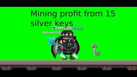 Mining profit from silver mine keys! |Pixel Worlds|