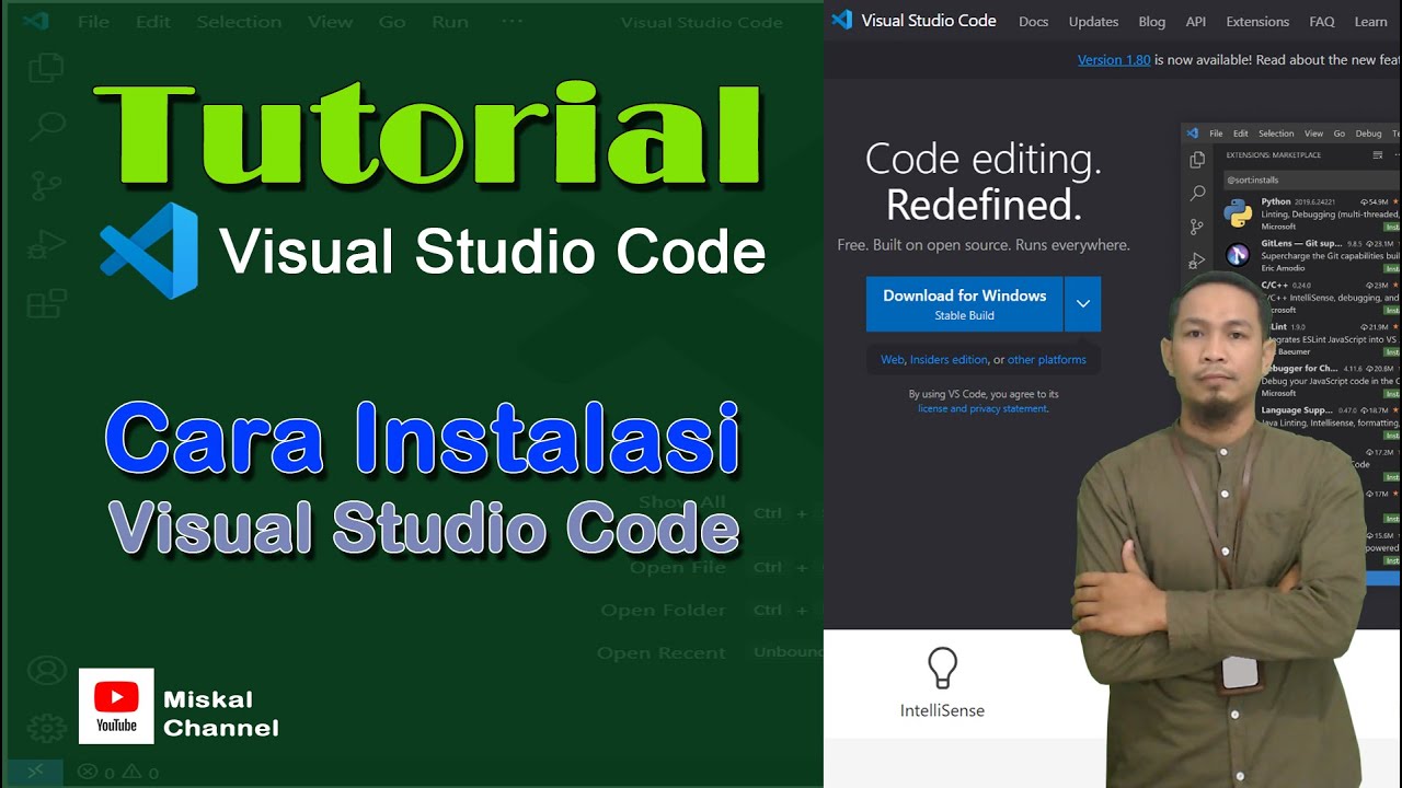 2. Cara Installasi Visual Studio Code - Persiapan Belajar PHP. - YouTube