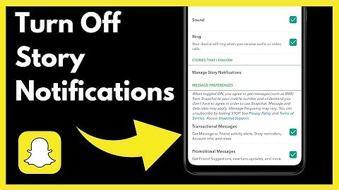 How To Turn Off Snapchat Story Notifications | Easy Tutorial (2024)