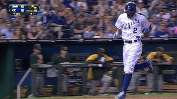 OAK@KC: Hosmer plates Escobar with single in ninth