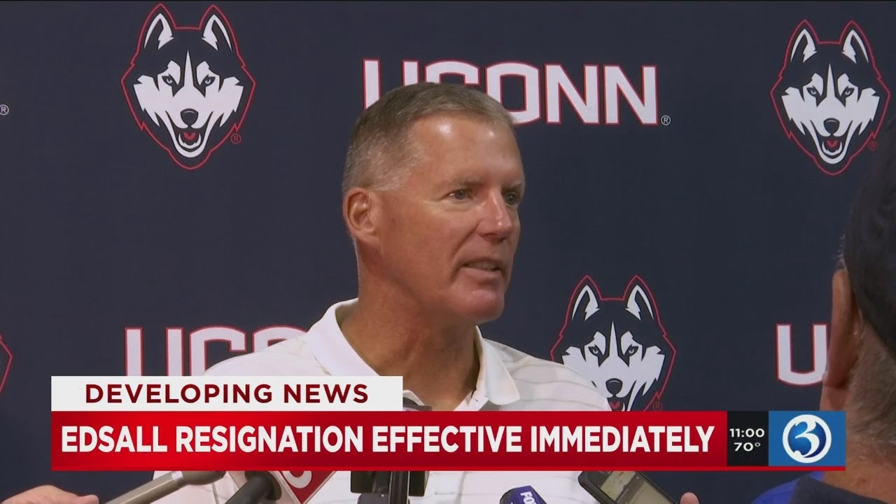 VIDEO: UConn's Edsall steps down as head football coach
