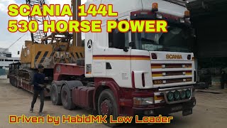 Download Lagu SCANIA 144L 530. OPEN GOOSENECK TRAILER BY HABIDMK LOW LOADER MP3