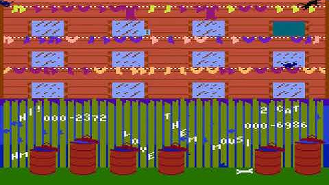 Alley Cat Atari 8 Bit Version