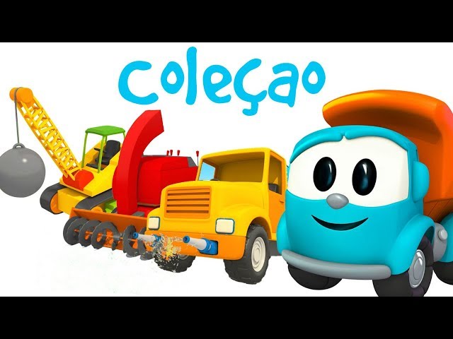 Coleção. Caminhão de bombeiros. Léo o caminhão curioso. 