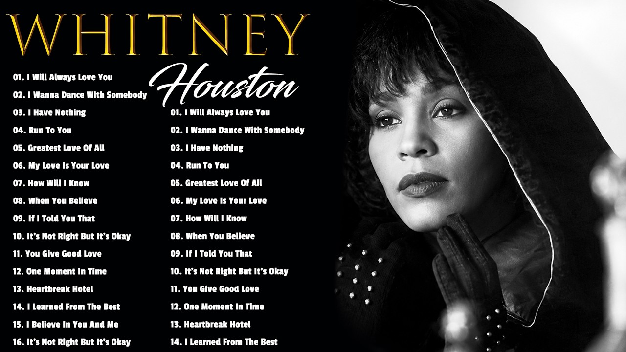 Whitney Houston Greatest Hits Playlist | Best Songs of Whitney