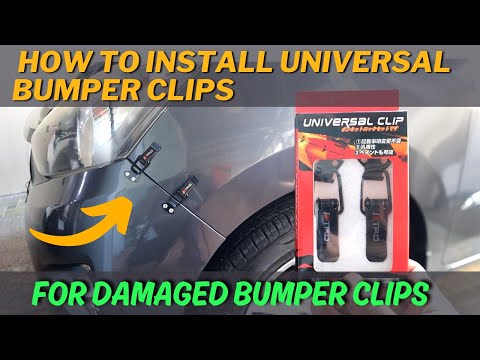 How To Install Car Bumper Clip