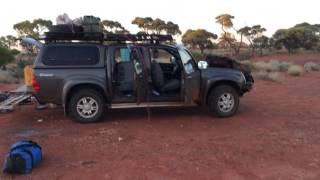 Celebrity Anne Beadell highway Emu Junction camp site Wealth