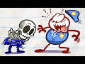 Pencilmate Scares Security!! | Animated Cartoons Characters | Animated Short Films | Pencilmation