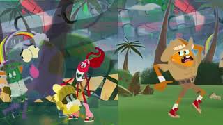 Triviatopia And Secret Life Of Pets Animal Stampede Green Screen