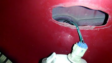 How to remove side turn signal/marker on eariler Mazda models