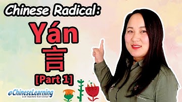 Intermediate Mandarin Chinese: "Radical 言 (Yán)" with eChineseLearning