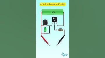 All Electronics Component Tester with Buzzer #Shorts