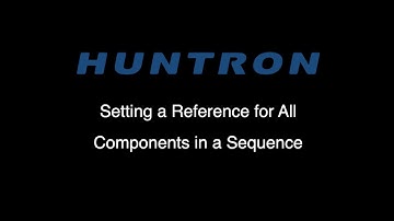 Quick Tip #7 - Set a Reference for a Sequence in Huntron Workstation
