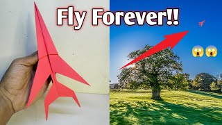 How to make a paper airplane to fly forever and not fall all day @PAPERPLANESCHANNELL