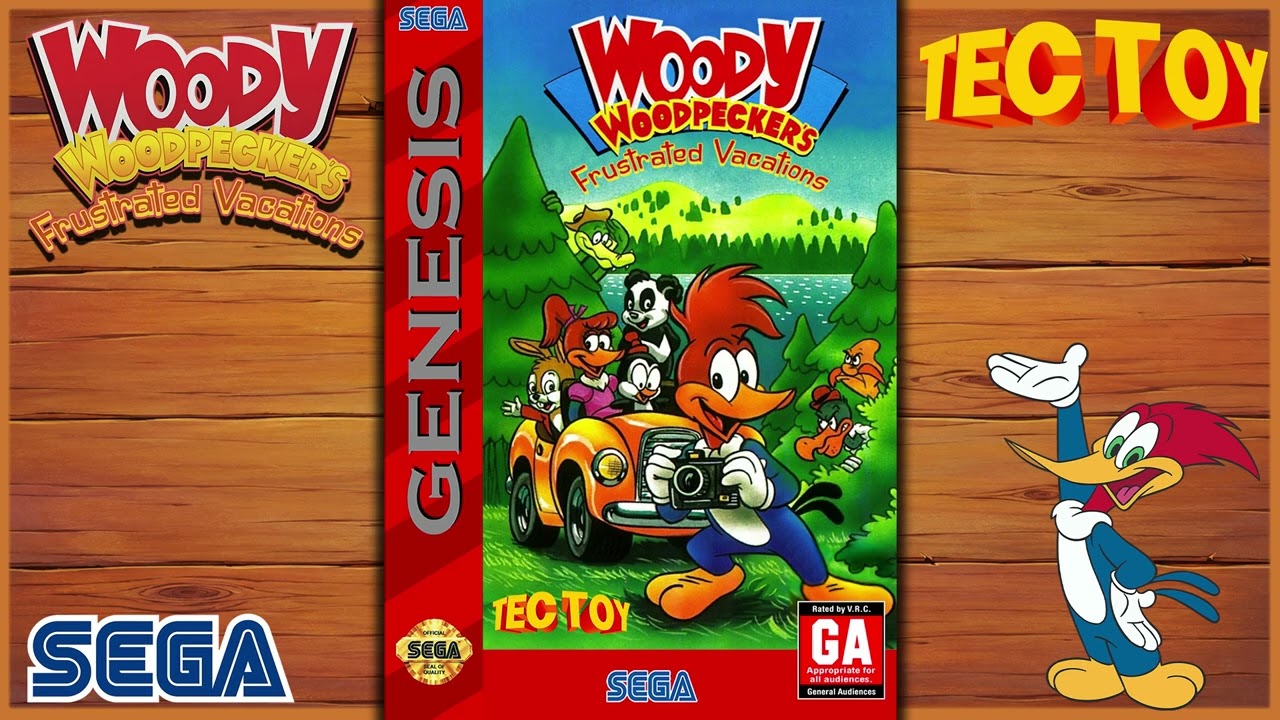 Woody Woodpecker's Frustrated Vacations -10- Level 4 - Dangerous