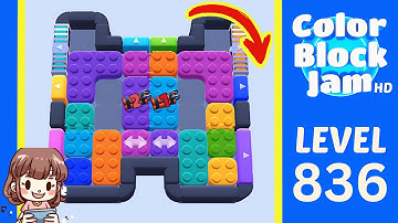 Color Block Jam Level 836 Solution Walkthrough