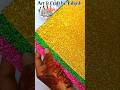 How to make cute bracelet with glitter paper ! DIY bracelet with glitter paper #diy #art #craft
