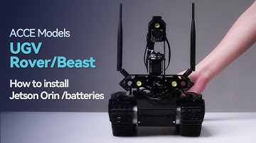 How to install UGV with Jetson orin & battery