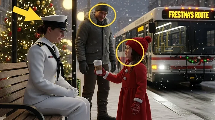 “Please Don’t Cry, Ma’am…You Can Borrow My Dad.”—Said the Little Girl to the Navy Soldier at the Bus
