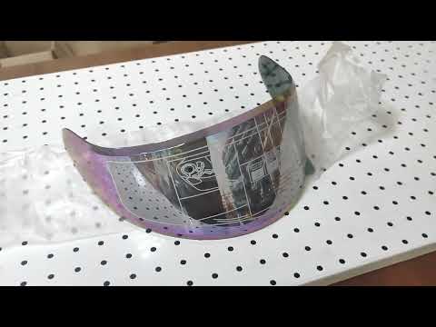 СКЛО (ВІЗОР) ШОЛОМА 111 (ТОНОВАНЕ СКЛО), видео 1