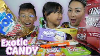 Exotic CANDY & SNACKS *Giant skittles, The Office Gummy, Candy Popcorn Twix & Zebra Kitkat | N.E