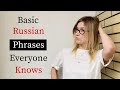 First Russian Phrases!! You Must Learn