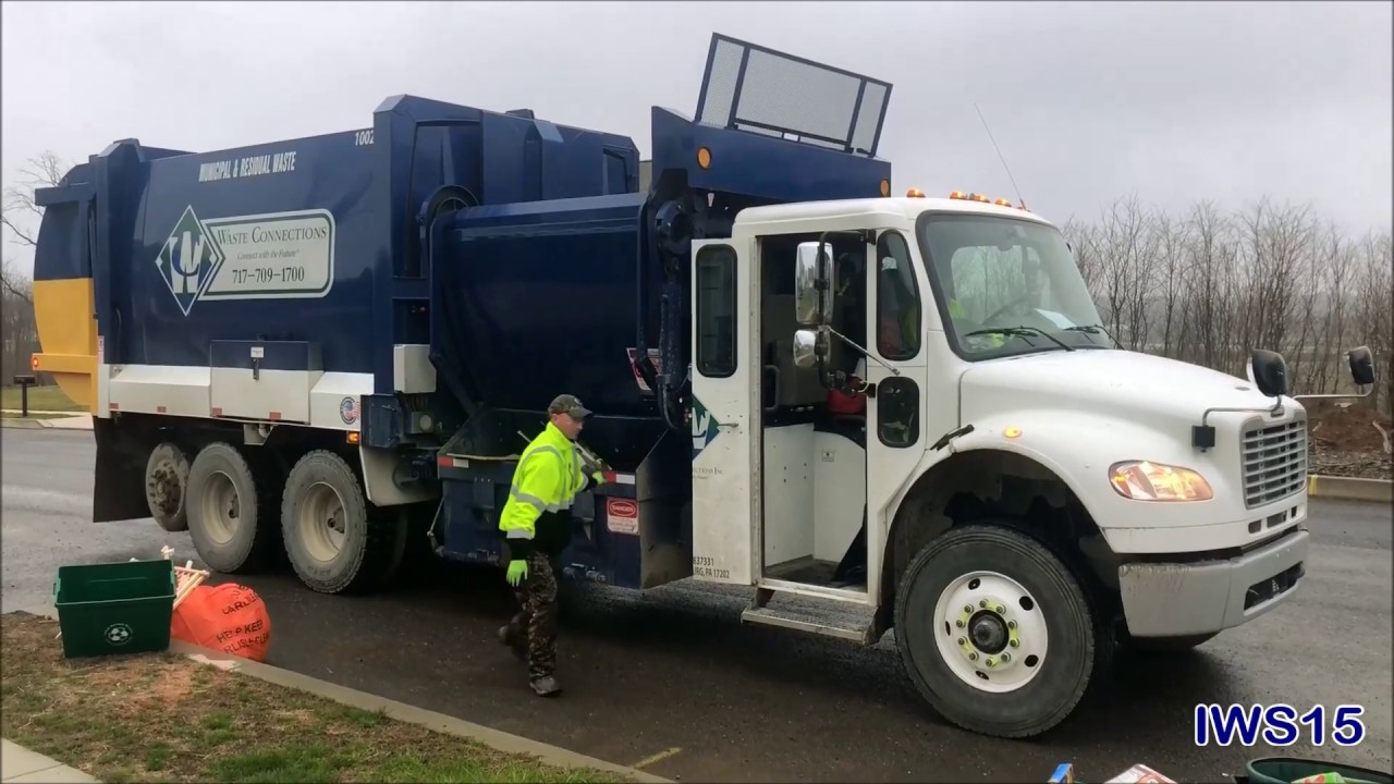 Waste Connections • GS Products Recycling Truck YouTube