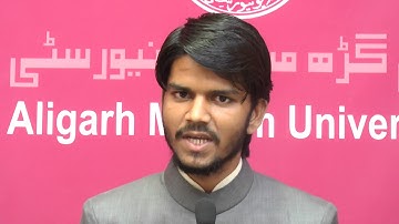 AMU Bridge Course student Ismail Shadabi