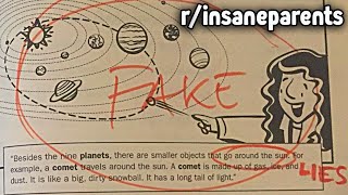r/InsaneParents | “THE SOLAR SYSTEM IS FAKE!”