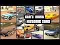 Most Historic vehicles in 20 years of GTA Universe