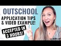 Outschool Application + Video Tips [REAL Video Example] Apply and GET HIRED Fast!