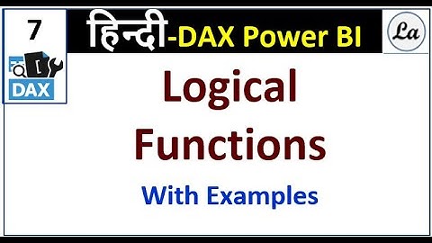 Logical Functions in Power BI Hindi