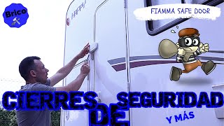 Cómo montar CERRADURAS DE SEGURIDAD en AUTOCARAVANA❓ FIAMMA SAFE DOOR Y MAS COSITAS