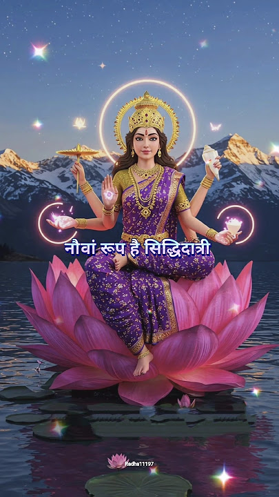 Navratri Gatha (Part 9)|Siddhidatri Mata||Navratri Song||Navratri Status|#navratri #durga #maa #yt