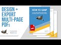 Design and Export a Multi-Page PDF in GIMP 2.10