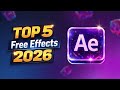5 Free Effects That Will Elevate Your Workflow | After Effects Tutorial