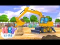Construction Vehicles Song! | Vehicles for Kids | HeyKids Nursery Rhymes | Animaj Kids