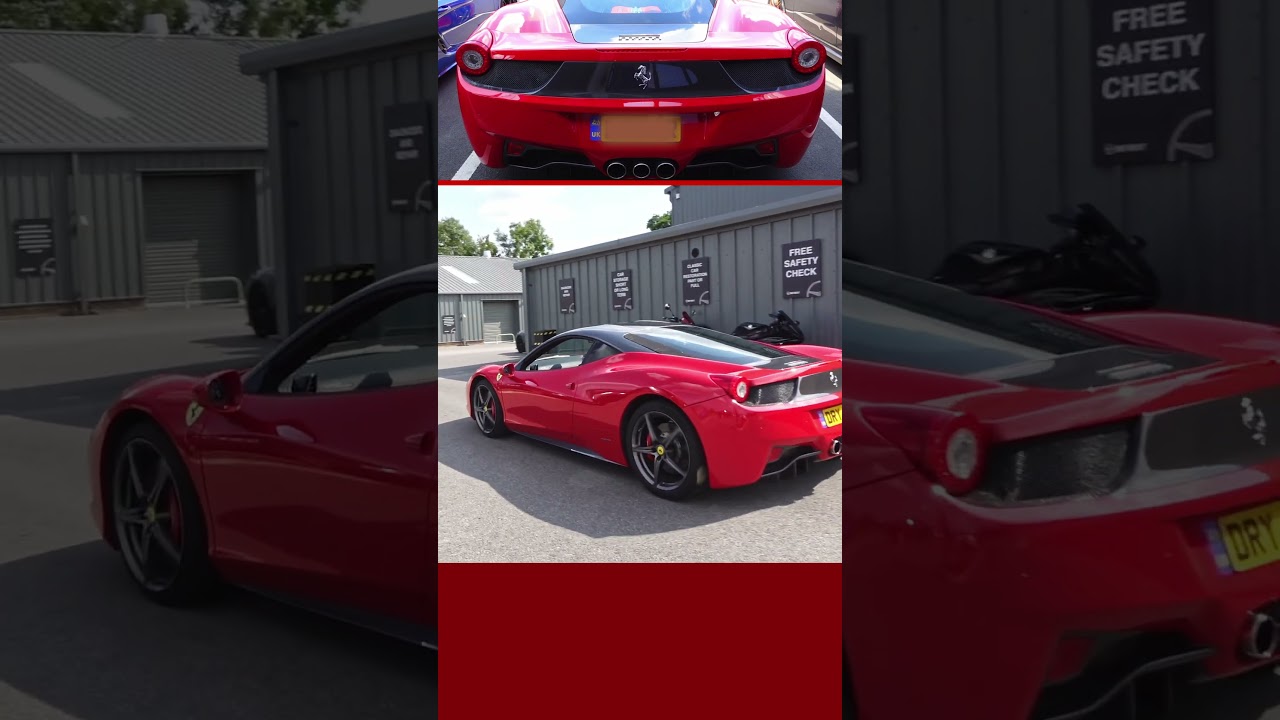 Ferrari 458 Italia DCT S-A Leaving The Motorist 