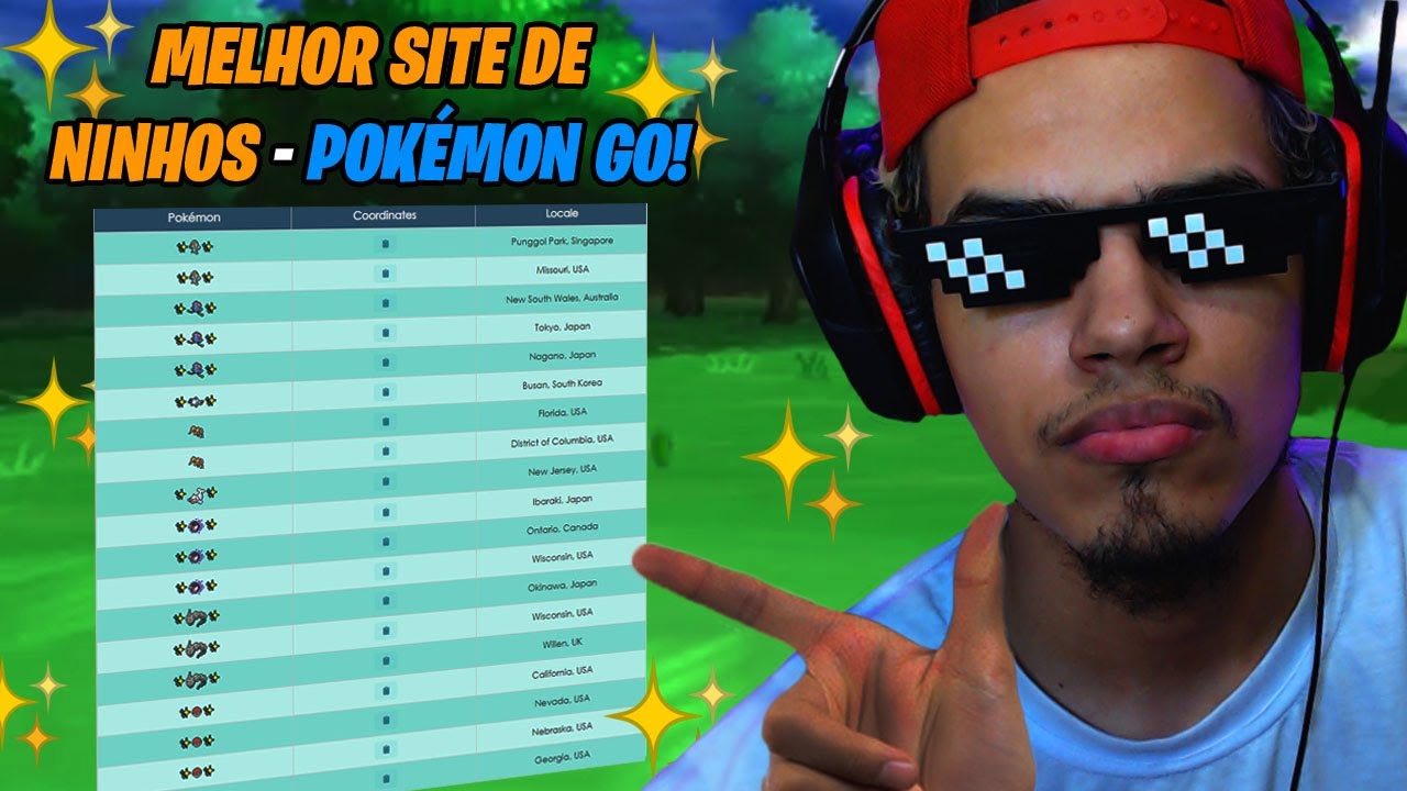 Lista mais Recente] Onde estão os ninhos de Pokémon Go?