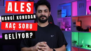 ALES TE HANGİ KONUDAN KAÇ SORU GELİYOR? SON 9 SINAVIN İNCELEMESİ