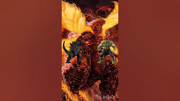 Godzilla vs DC and marvel #dc #marvel #godzilla