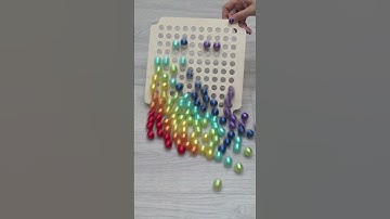 Colored Pearls Oddly Satisfying Reverse video