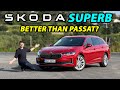 The better Passat? All-new Skoda Superb Estate driving REVIEW 2024