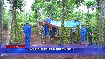 CẤT BỐC 7 HÀI CỐT LIỆT SỸ TẠI HUYỆN CAM LỘ | Truyền Hình Quảng Trị