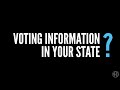 #ElectionTips2020: Voting Information in Your State